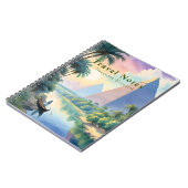 パーソナライズされた夏のエジプト旅行ノート –  ノートブック (左側)