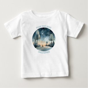 パーソナライズされた夜空T型 ベビーTシャツ