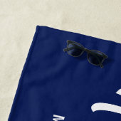 パーソナライズされた大きな夫専用ビーチタオル ビーチタオル (インサイチュ)