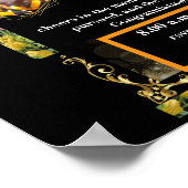 パーソナライズされた大学院パーティー ポスター (角)