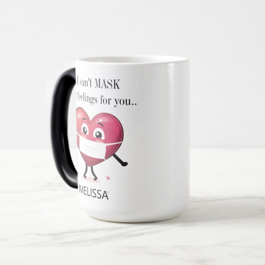 パーソナライズされた大流行の提案 モーフィングマグカップ (正面左)