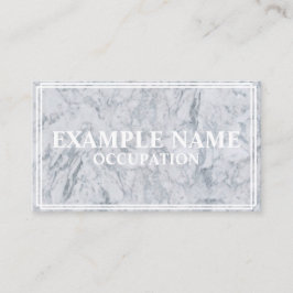パーソナライズされた大理石テクスチャ（アメリカ） 名刺