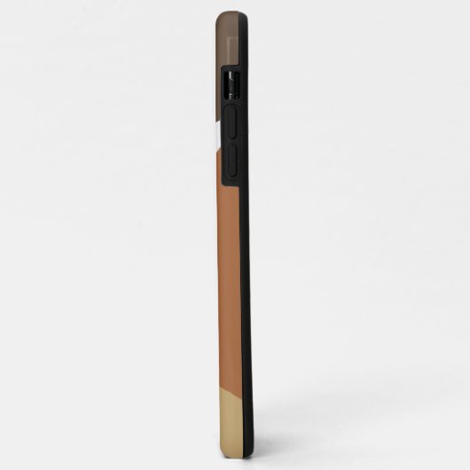 パーソナライズされた女の子と馬ジャンプ抽象芸術Bkg Case-Mate iPhoneケース (裏面/左)