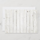 パーソナライズされた女の子のバレンタインデー誕生日パーティー 招待状 (裏面)