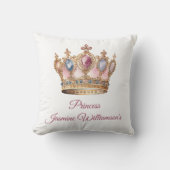 パーソナライズされた女の子 クッション (正面)