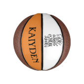 パーソナライズされた好きなことをする – バスケットボール (縦)