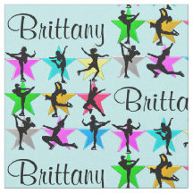 パーソナライズされた姿スケートで滑るすごい星状織物