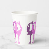 パーソナライズされた姿スケートで滑る同期群 紙コップ (右)