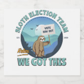 パーソナライズされた婚約ギフト*結婚のギフト スパークリングワインラベル (シングルラベル)