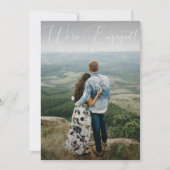 パーソナライズされた婚約パーティ招待状 |写真の追加 招待状 (正面)