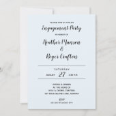 パーソナライズされた婚約パーティ招待状 |写真の追加 招待状 (正面)