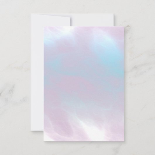 パーソナライズされた婚約 案内状 (裏面)