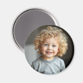 パーソナライズされた子の写真冷蔵庫 マグネット (正面/裏面)