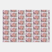 パーソナライズされた子の写真 ラッピングペーパーシート (正面2)