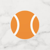 パーソナライズされた子テニス誕生日紙吹雪 コンフェッティ (スモール正面)