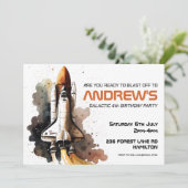 パーソナライズされた子供の誕生日パーティの招待状 招待状 (スタンド正面)