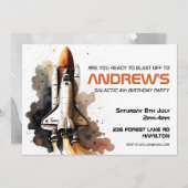 パーソナライズされた子供の誕生日パーティの招待状 招待状 (正面/裏面)