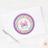 パーソナライズされた子供の誕生日パーティーシール ラウンドシール (封筒)