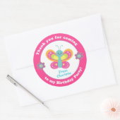 パーソナライズされた子供の誕生日パーティーシール ラウンドシール (封筒)