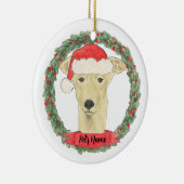 パーソナライズされた子豚 セラミックオーナメント (右)