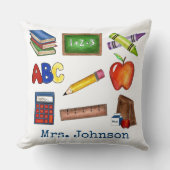 パーソナライズされた学校教育先生評価 クッション (正面)