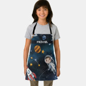 パーソナライズされた宇宙の休日 エプロン (インサイチュ)