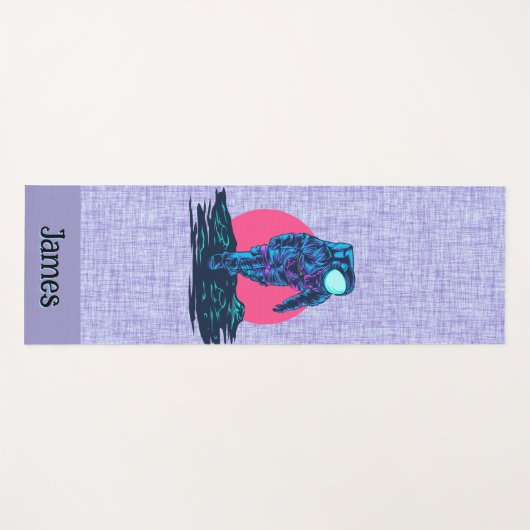 パーソナライズされた宇宙エクスプローラーヨガマット ヨガマット (正面(横))