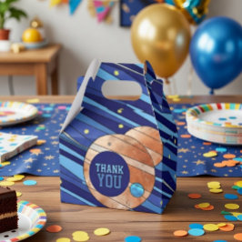パーソナライズされた宇宙ギャラクシー誕生日ありがとう フェイバーボックス