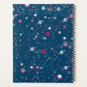 パーソナライズされた宇宙プランナー子供へ プランナー手帳 (裏面)