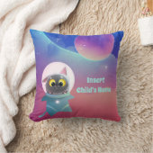 パーソナライズされた宇宙猫装飾用クッション クッション (ブランケット)