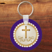 パーソナライズされた安いキリスト教の賜物、どんな大事な行事でも キーホルダー (裏面)