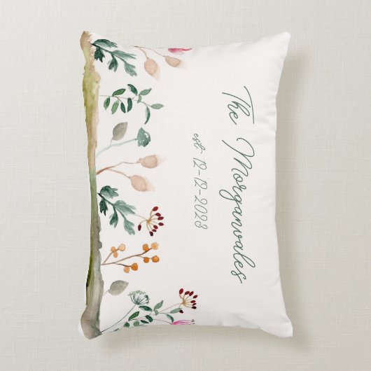 パーソナライズされた定枕 アクセントクッション (正面(垂直))