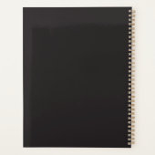 パーソナライズされた実在プロフェッショナル プランナー手帳 (裏面)