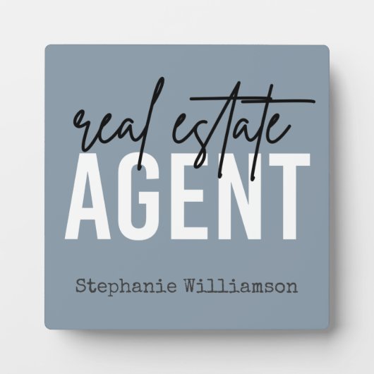 パーソナライズされた実在不動産仲介業者 フォトプラーク (正面)