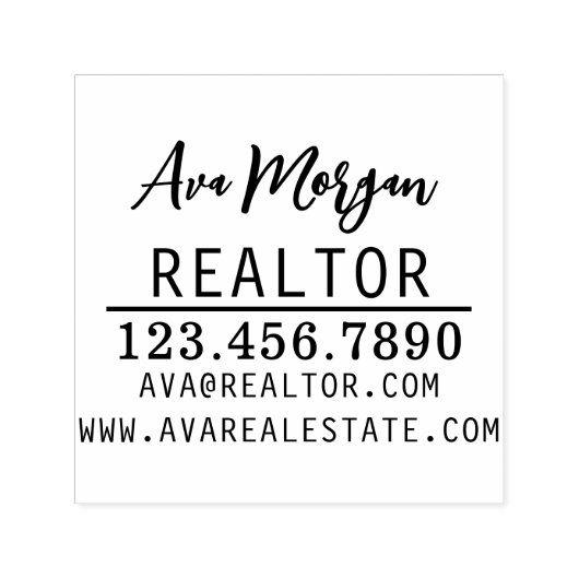 パーソナライズされた実在代理商 セルフインキングスタンプ (デザイン)