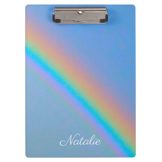 パーソナライズされた実在虹 クリップボード (正面)