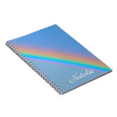 パーソナライズされた実在虹 ノートブック (右側)