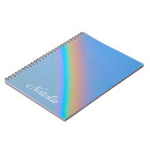 パーソナライズされた実在虹 ノートブック (左側)