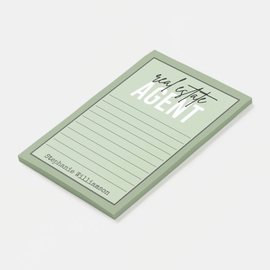 パーソナライズされた実在資産代理不動産仲介業者 ポストイット (アングル)