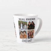 「パーソナライズされた実在Friends Still Exist」写真 カフェラテマグ (右アングル)