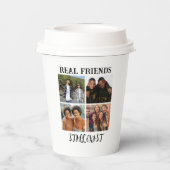 「パーソナライズされた実在Friends Still Exist」写真 紙コップ (裏面)