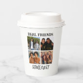 「パーソナライズされた実在Friends Still Exist」写真 紙コップ (正面)