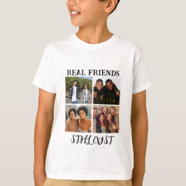 「パーソナライズされた実在Friends Still Exist」写真 Tシャツ