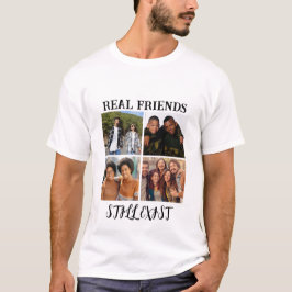 「パーソナライズされた実在Friends Still Exist」写真 Tシャツ