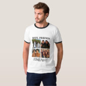 「パーソナライズされた実在Friends Still Exist」写真 Tシャツ (正面フル)