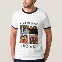 「パーソナライズされた実在Friends Still Exist」写真 Tシャツ
