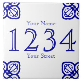 パーソナライズされた家スペインの番 タイル