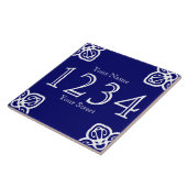 パーソナライズされた家スペインの番 タイル (側面)