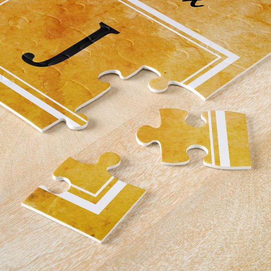 パーソナライズされた家族の写真の形見 ジグソーパズル (側面)