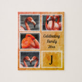 パーソナライズされた家族の写真の形見 ジグソーパズル (縦)